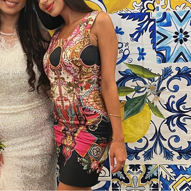 Roberto Cavalli Patterned Dress